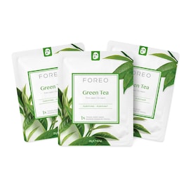 Green Tea - Maschera viso in tessuto purificante pelli miste attivabile da UFO