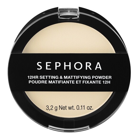 Cipria opacizzante e fissante 12h - Cipria a lunga tenuta (formato viaggio), SEPHORA COLLECTION