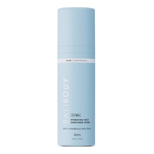 Crema solare leggera e idratante per il viso SPF50+, BALI BODY