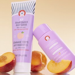 KP Body Scrub with 10% AHA, Fresh Peach - Scrub corpo con AHA, pesca fresca