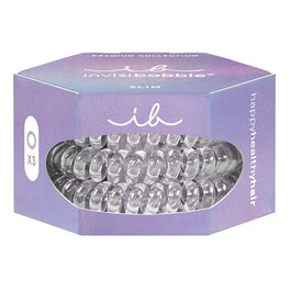 Slim Premium - Crystal clear, elastici per capelli