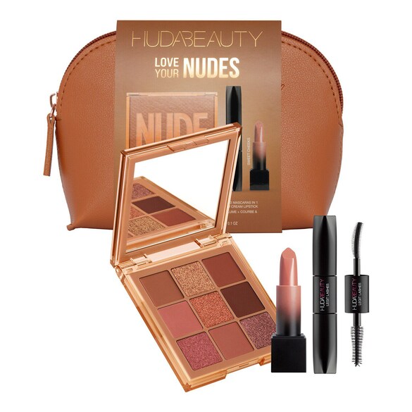 Love Your Nudes Medium Gift Set - Cofanetto labbra, HUDA BEAUTY