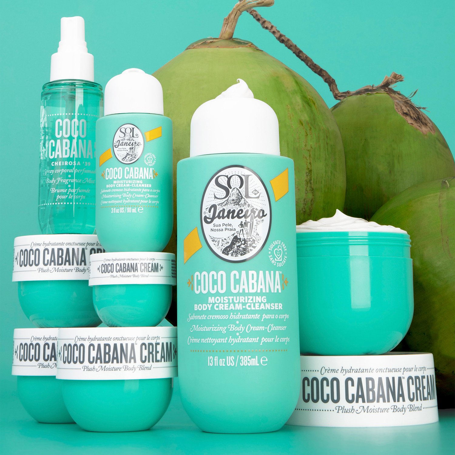 Coco Cabana Crema detergente idratante per il corpo di SOL DE JANEIRO