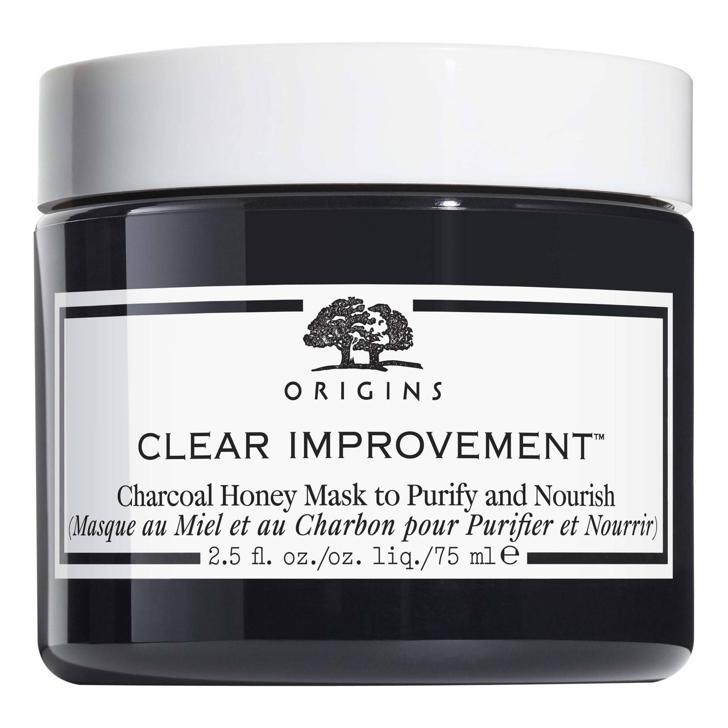 Origins Clear Improvement Maschera Purificante e Nutriente al Miele e Carbone