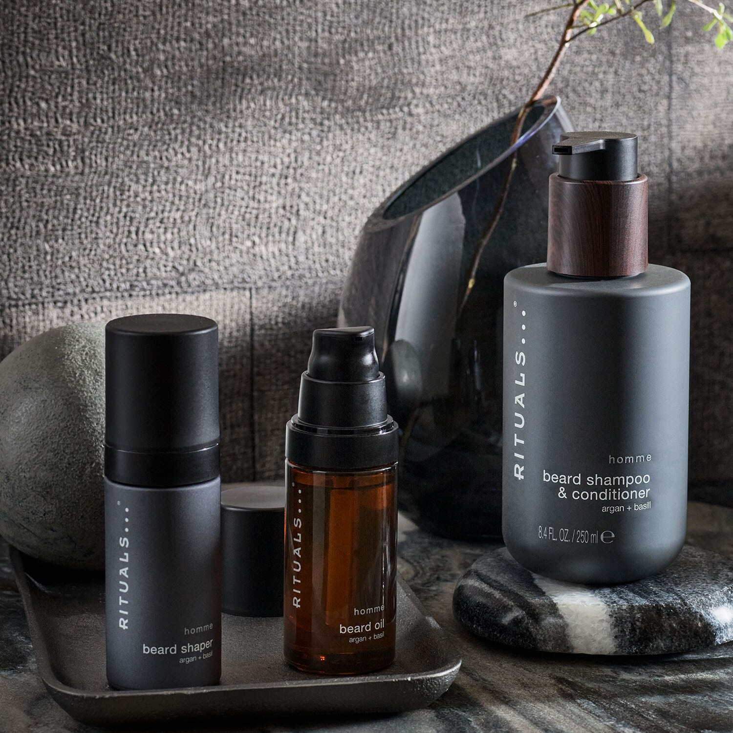 RITUALS Homme 2in1 Beard shampoo & conditioner shampoo per barba di