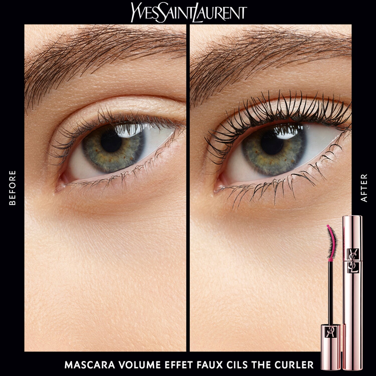 Mascara Volume Effet Faux Cils The Curler Mascara incurvante di YVES SAINT LAURENT ≡ SEPHORA